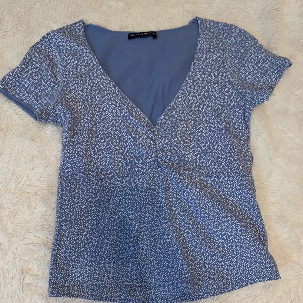 Never worn Brandy Melville floral top